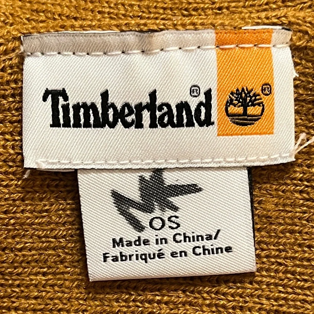 Timberland Golden Tan Knit Cuffed Beanie